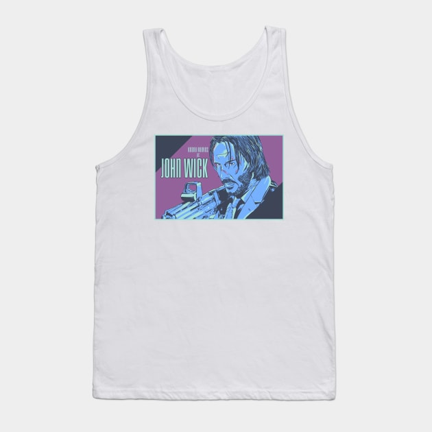 jhon wick vintage Tank Top by masbroprint